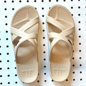 Telic Mallory Soft Arch Support Comfort Sandals Women Medium 8 / 9 Idaho Dunes T